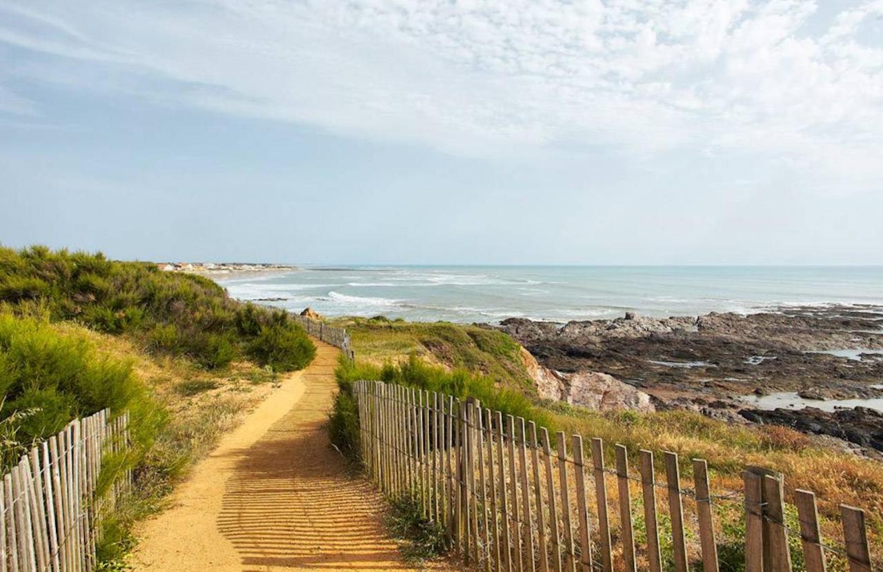 Chalet Pour 6 Dans Un Domaine Avec Piscine Brétignolles-sur-Mer المظهر الخارجي الصورة